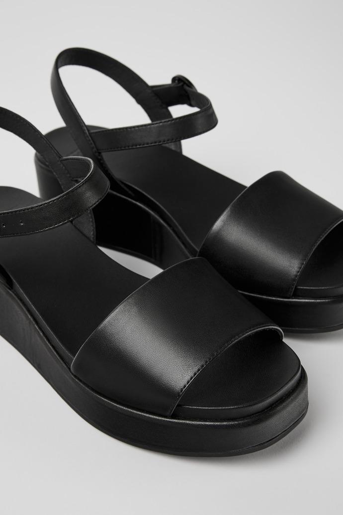 Misia Black women's sandal by CAMPER