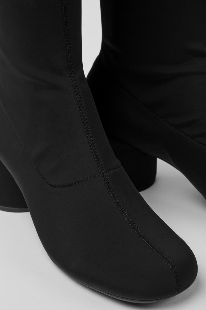 Niki Black recycled PET knee high boots for women by CAMPER