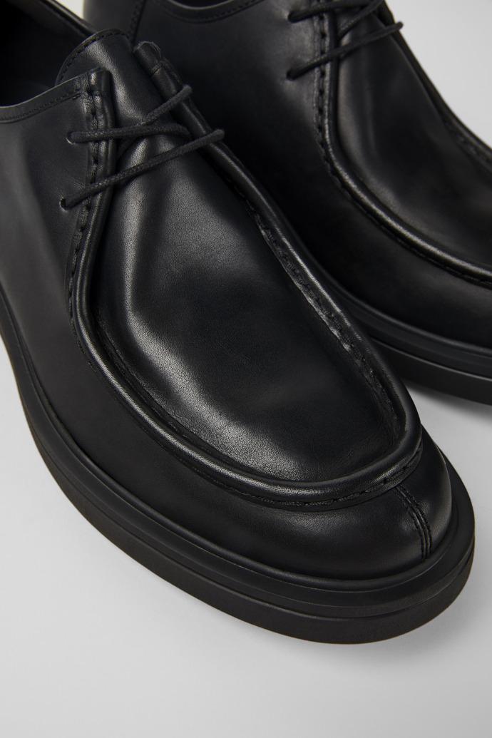 Norman Black Leather Shoes for Men. by CAMPER
