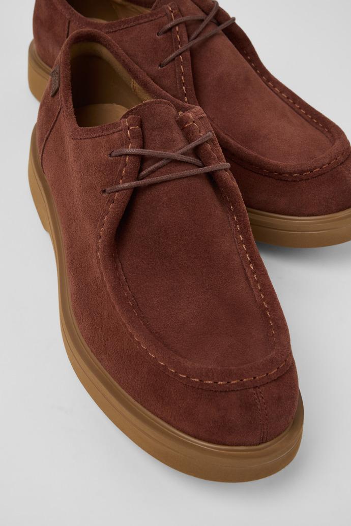 Norman Brown Suede Shoes for Men. by CAMPER
