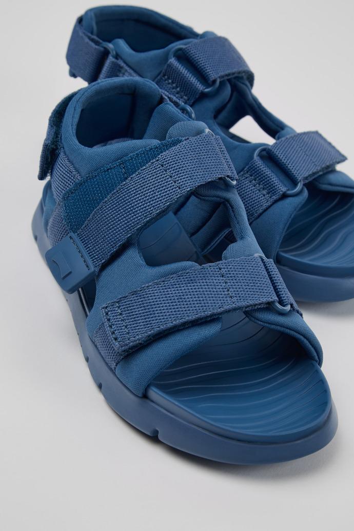 Oruga Blue Textile Sandals for Kids. by CAMPER