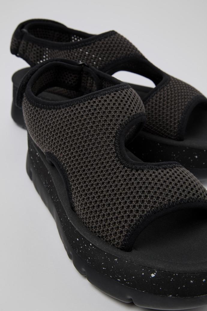 Oruga Up Gray textile sandals for women by CAMPER