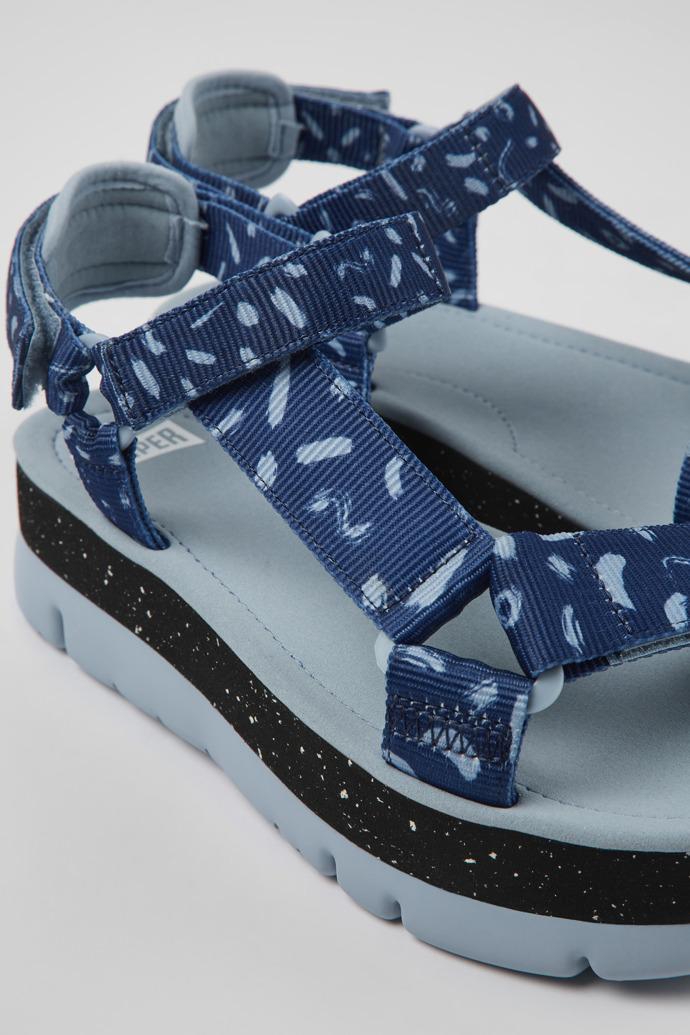 Oruga Up Multicolored textile sandals for women by CAMPER