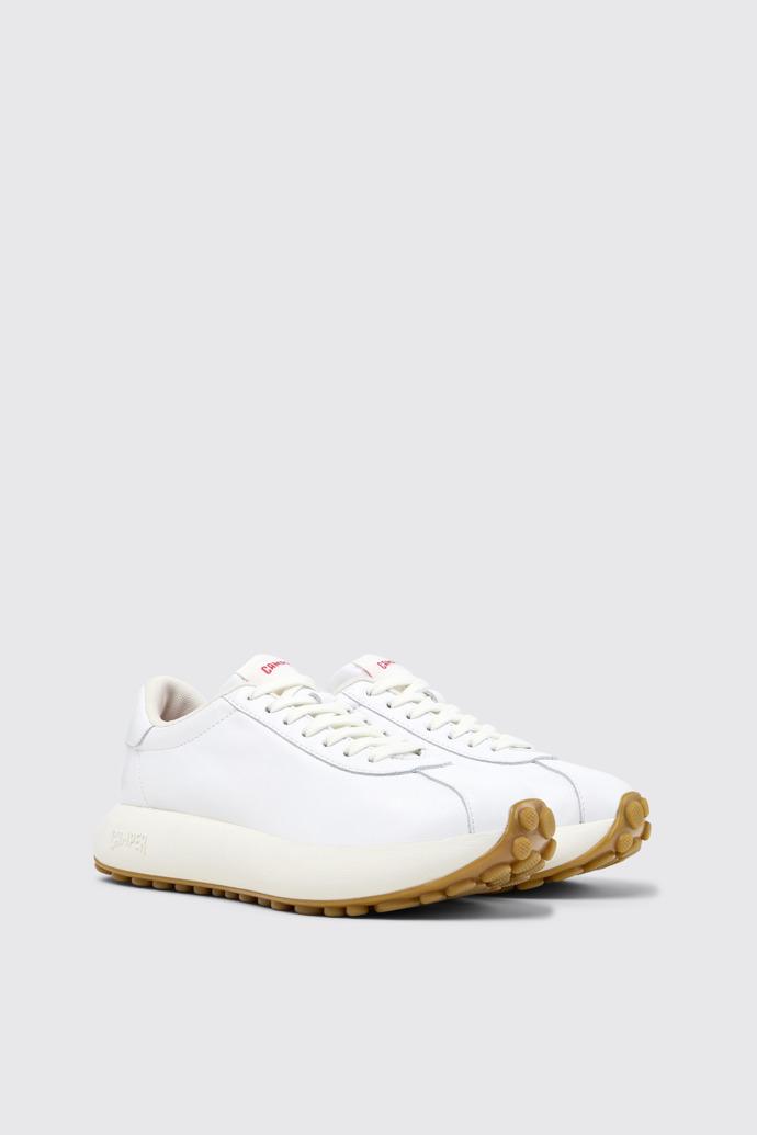 Pelotas Athens White Leather Sneakers for Women. by CAMPER