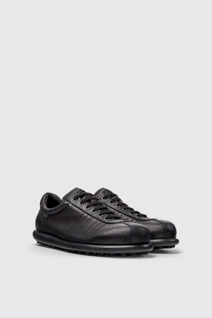 Pelotas Black Leather Shoes for Men. by CAMPER