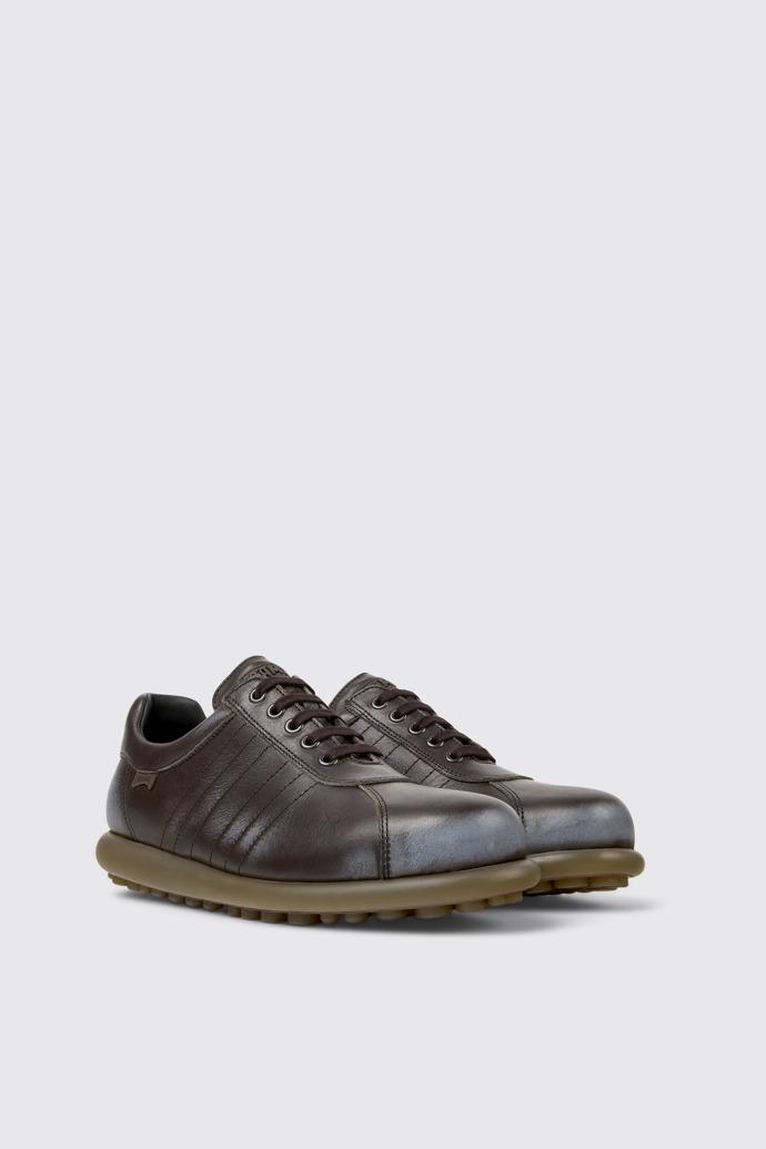 Pelotas Brown Leather Shoes for Men. by CAMPER