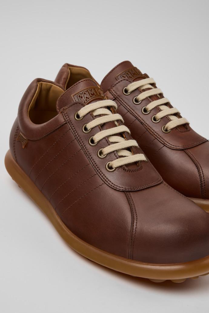 Pelotas Brown Nubuck Shoes for Men. by CAMPER