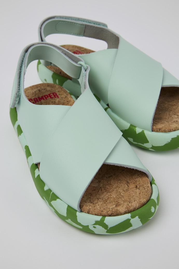 Pelotas Flota Blue Leather X-Strap Sandal by CAMPER