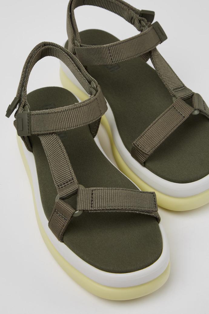 Pelotas Flota Up Green Recycled PET Sandals for Women. by CAMPER