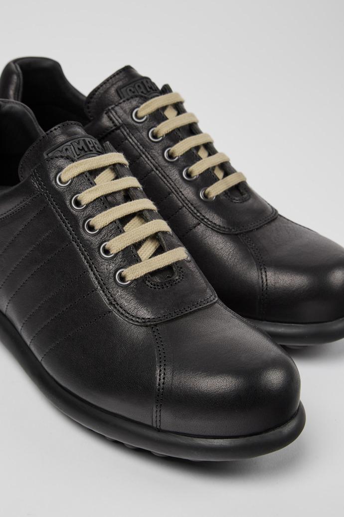 Pelotas Iconic black shoe for men by CAMPER