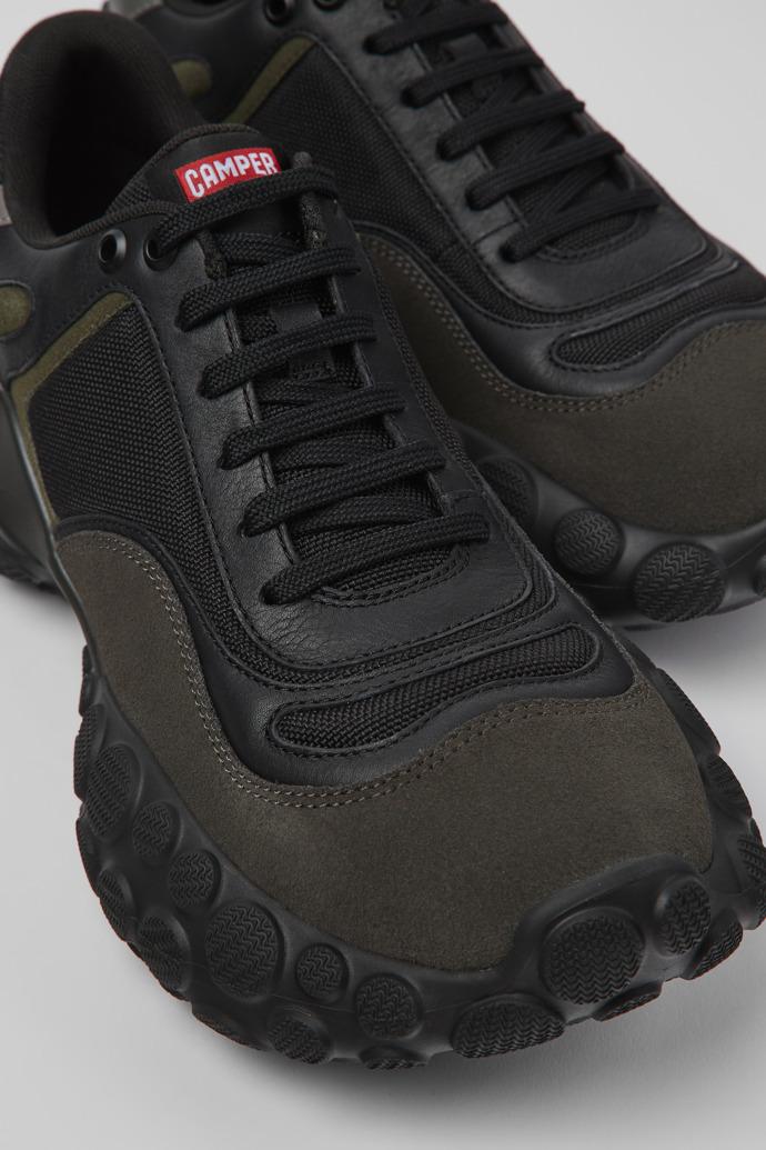 Pelotas Mars Black textile and nubuck sneakers for men by CAMPER