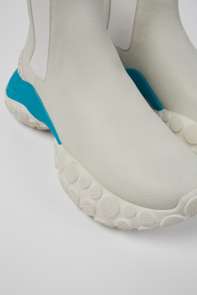 Pelotas Mars White responsibly raised leather ankle boots by CAMPER