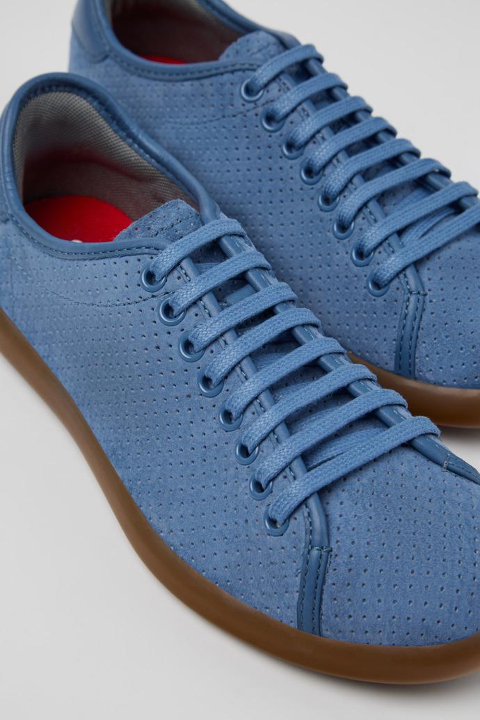 Pelotas Soller Blue Nubuck Sneakers for Women. by CAMPER