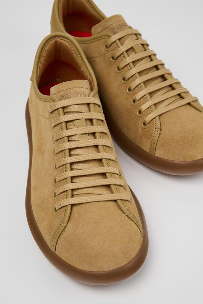 Pelotas Soller Brown Nubuck and Leather Sneakers for Men. by CAMPER