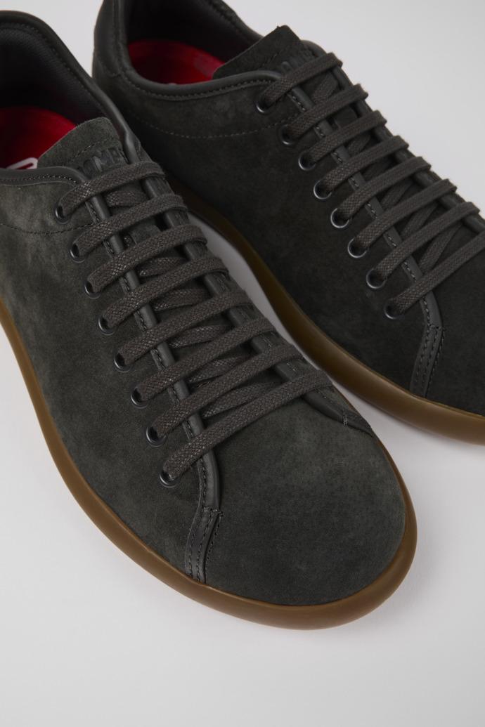 Pelotas Soller Gray Nubuck/Leather Sneaker for Men by CAMPER