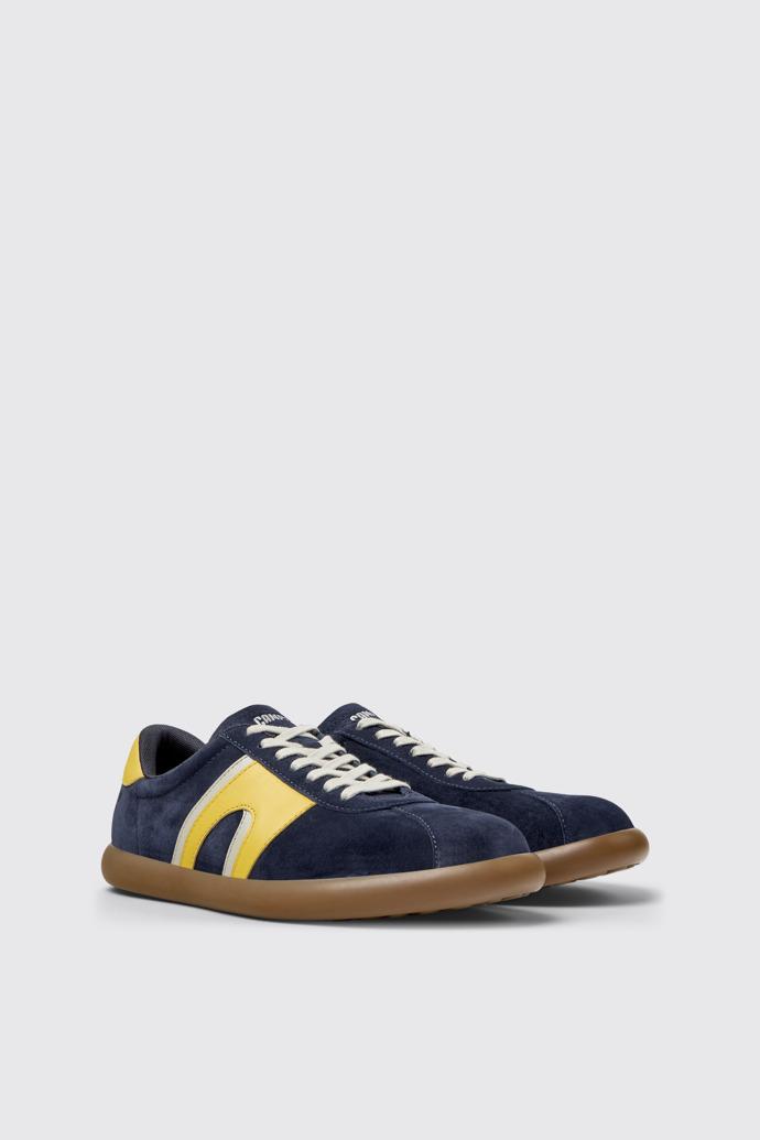Pelotas Soller Multicolor Nubuck and Leather Sneakers for Men. by CAMPER