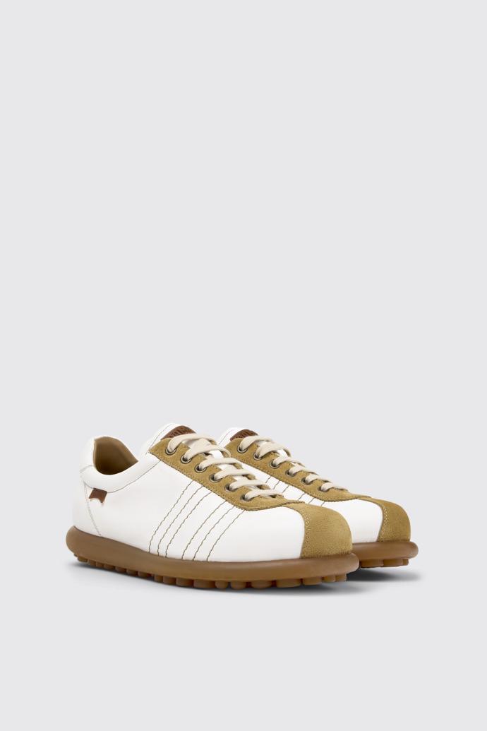 Pelotas White Leather and Nubuck Shoes for Men. by CAMPER