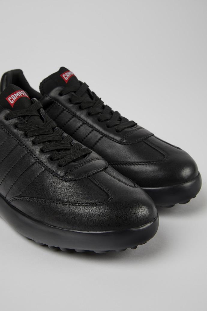 Pelotas XLF Black Leather and Textile Sneakers for Women by CAMPER