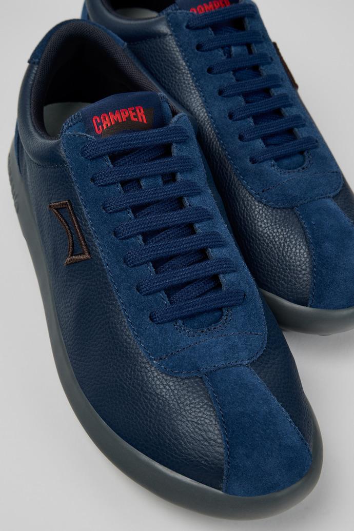Pelotas XLF Blue Leather and Nubuck Sneakers for Men. by CAMPER
