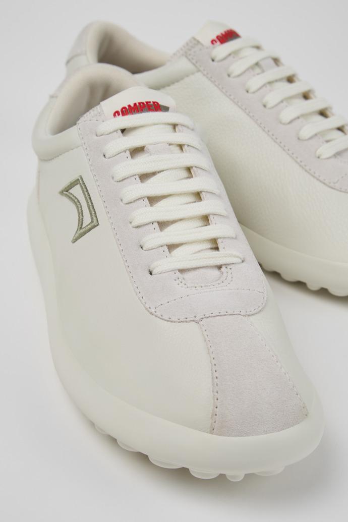 Pelotas XLF White Leather and Nubuck Sneakers for Men. by CAMPER