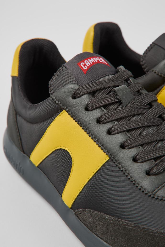 Pelotas XLite Gray textile and leather sneakers for men by CAMPER