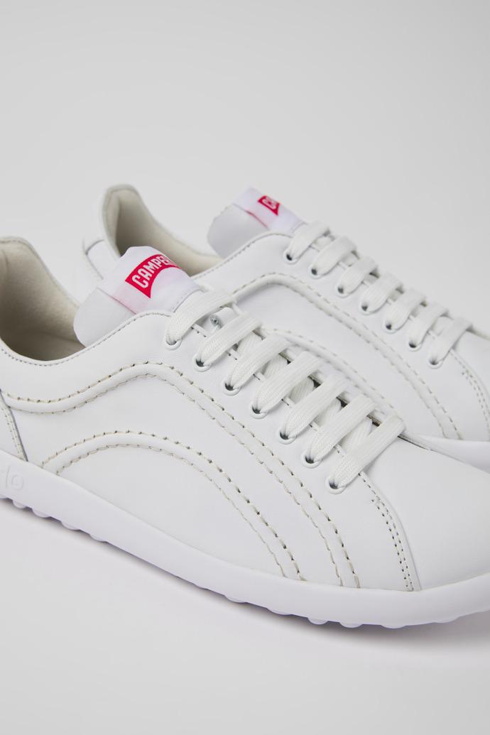 Pelotas XLite White leather sneakers for women by CAMPER
