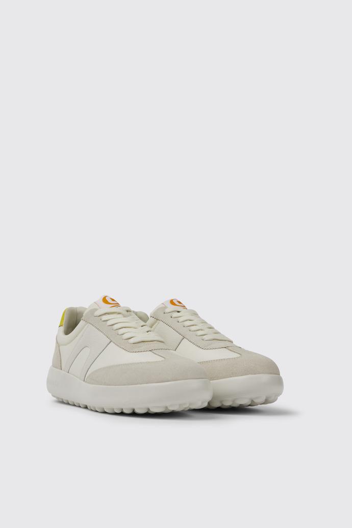 Pelotas XLite White nubuck and recycled PET sneakers for women by CAMPER