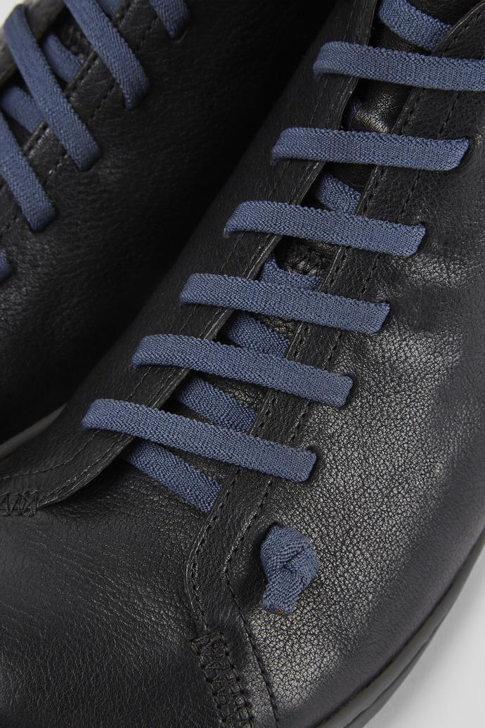 Peu Black ankle boot for men by CAMPER