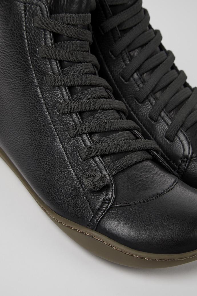 Peu Black ankle boot for women by CAMPER