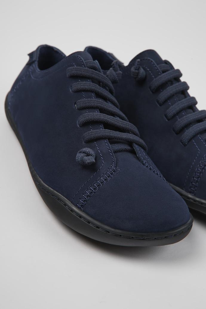 Peu Blue nubuck shoes for women by CAMPER