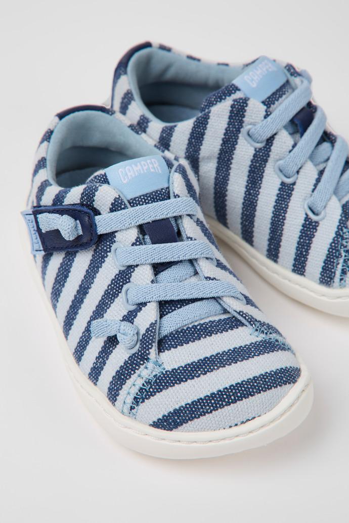 Peu Blue recycled cotton shoes for kids by CAMPER