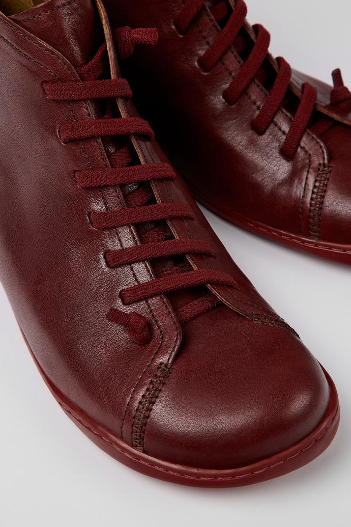 Peu Brown leather ankle boots for men by CAMPER