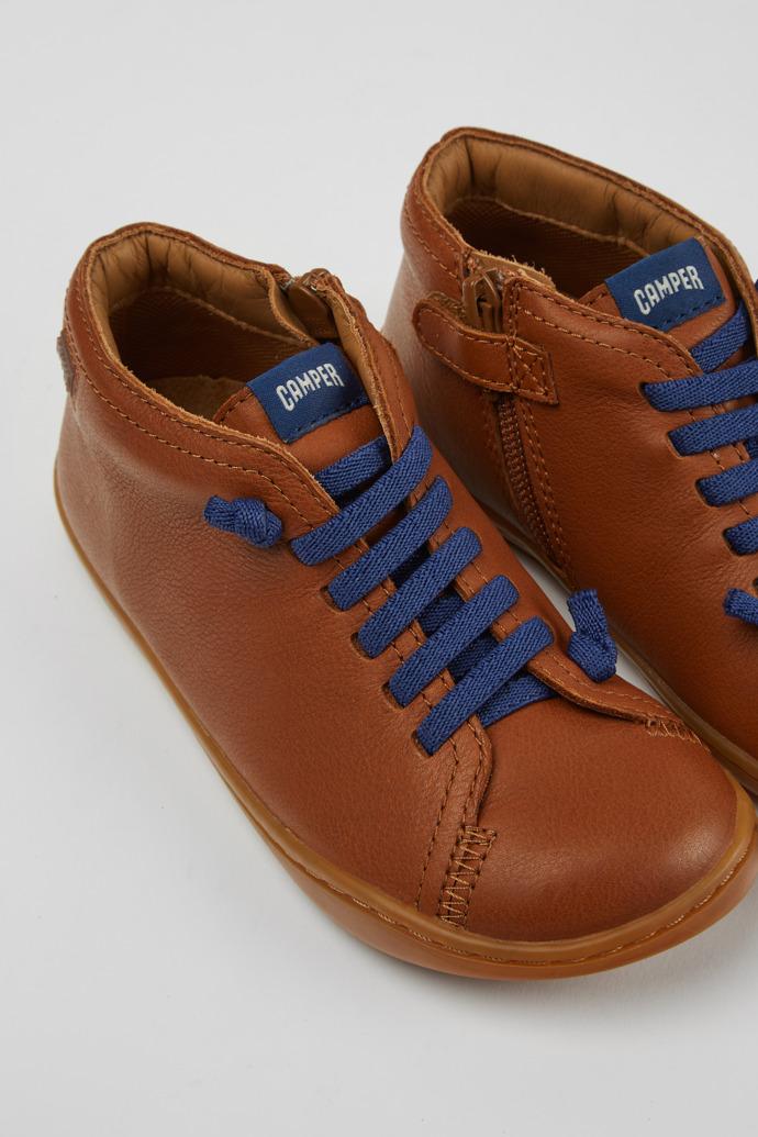 Peu Brown leather boots by CAMPER