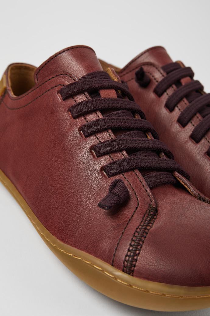 Peu Brown leather shoes for women by CAMPER