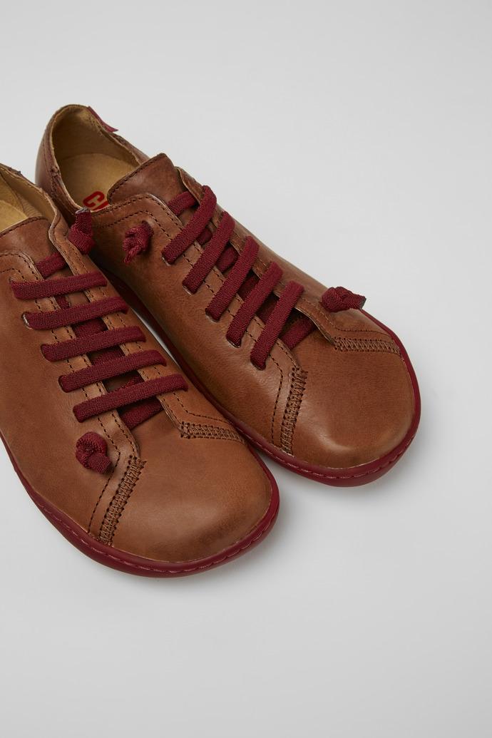 Peu Brown leather shoes for women by CAMPER
