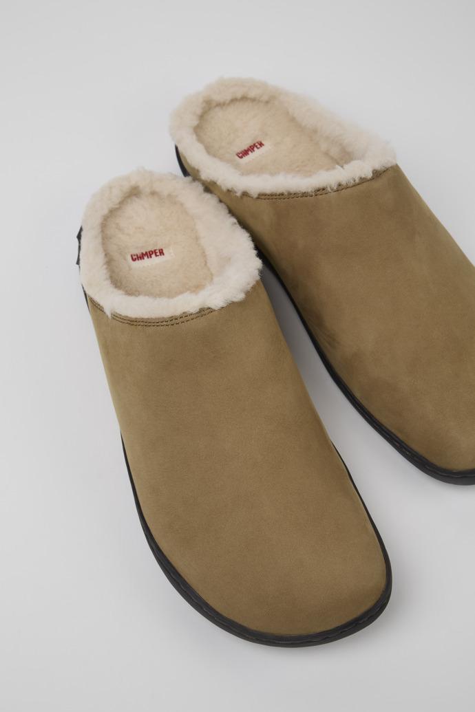 Peu Brown nubuck shoes for men by CAMPER