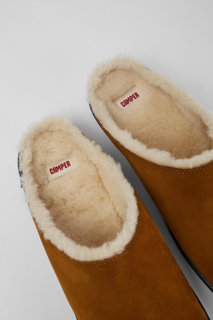 Peu Brown nubuck shoes for women by CAMPER