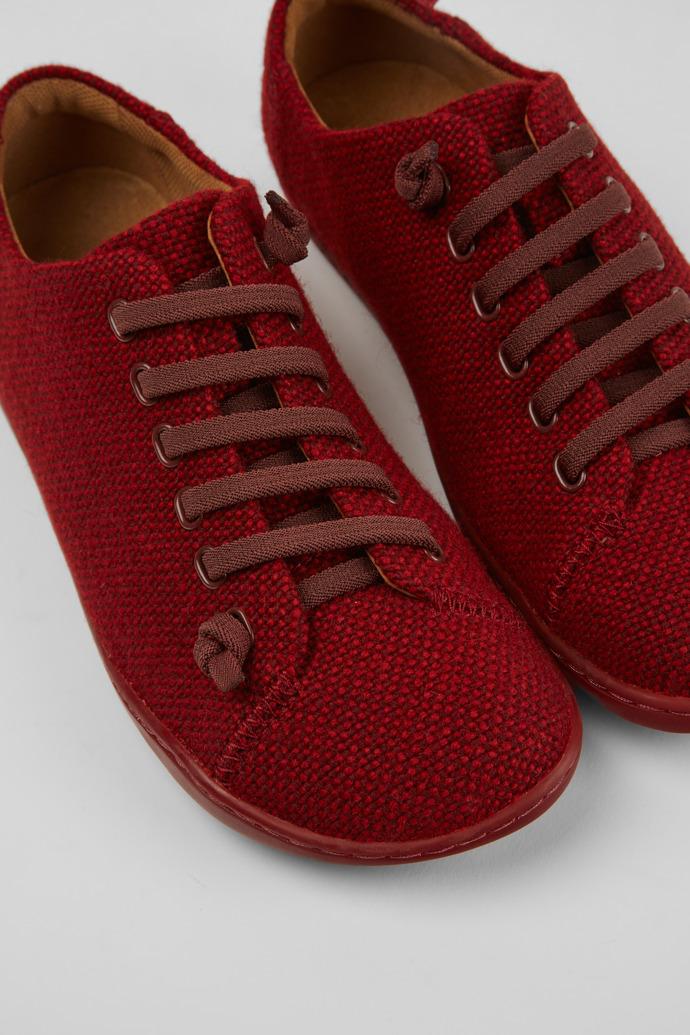 Peu Burgundy wool and viscose shoes for women by CAMPER