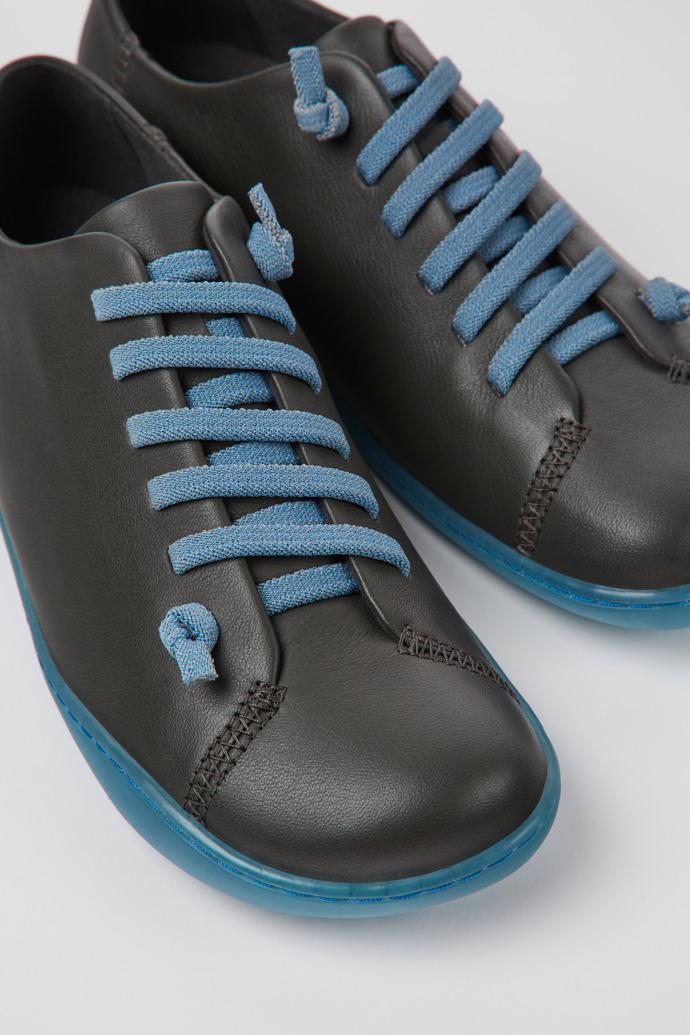 Peu Dark gray and blue leather shoes for women by CAMPER