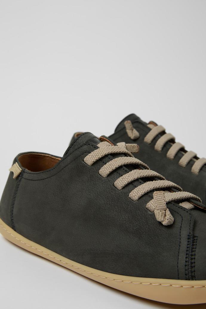 Peu Gray Leather Shoes for Men. by CAMPER