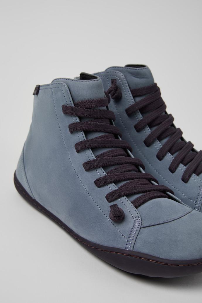 Peu Gray Nubuck Ankle Boots for Women by CAMPER
