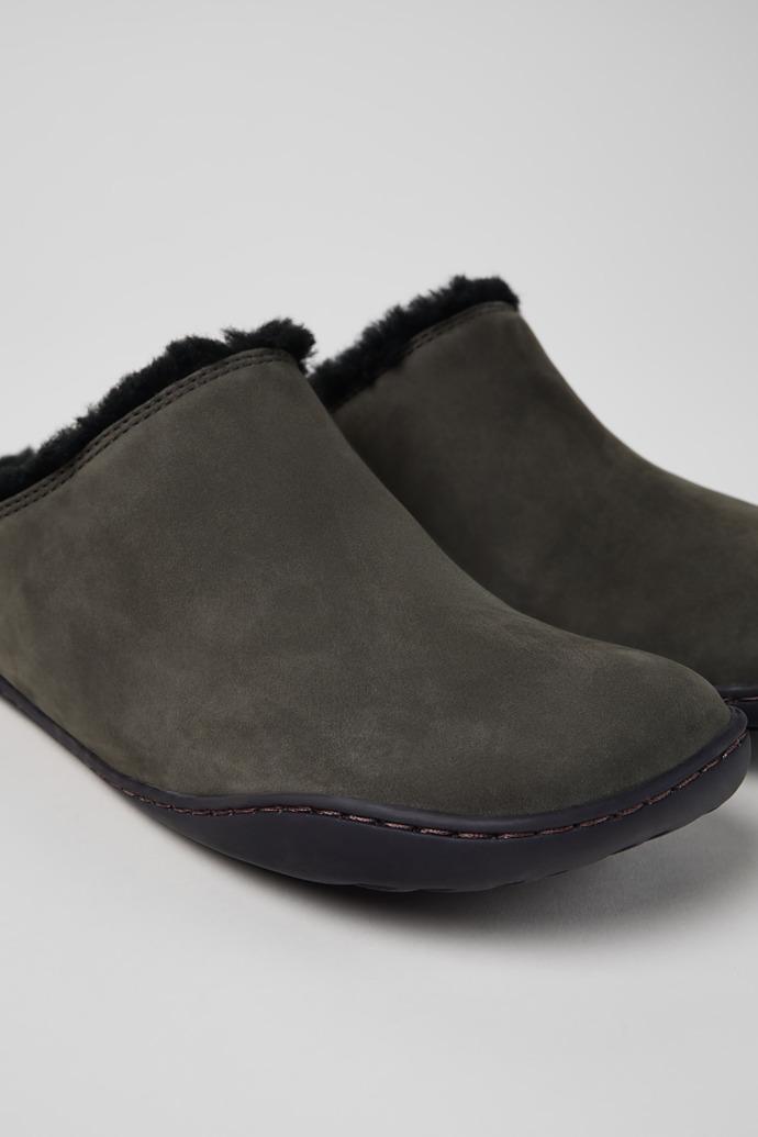 Peu Gray Nubuck Clogs for Women by CAMPER