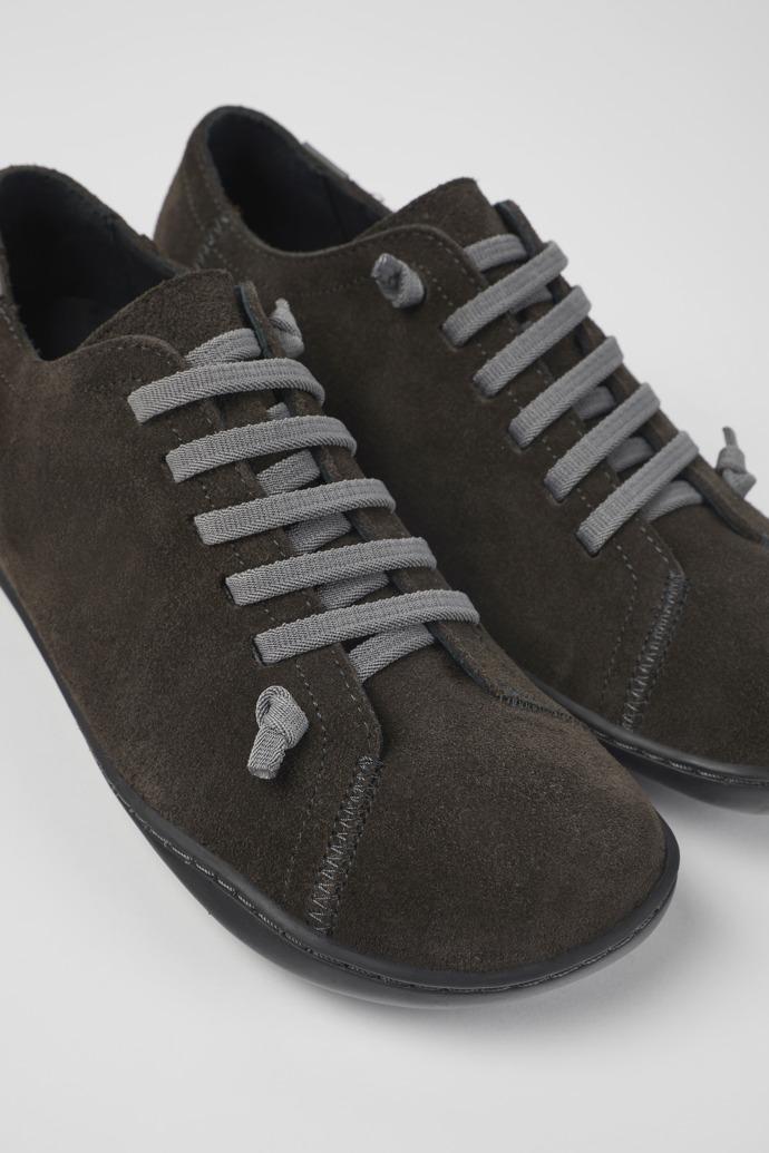 Peu Gray nubuck shoes for women by CAMPER