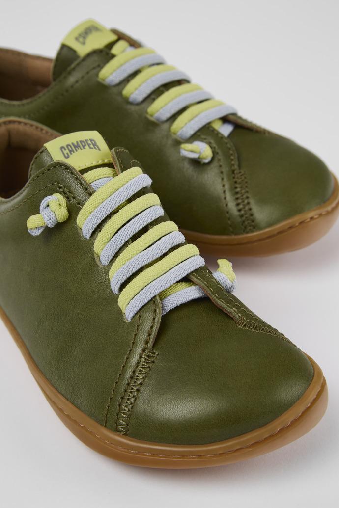 Peu Green Leather Slip-on by CAMPER