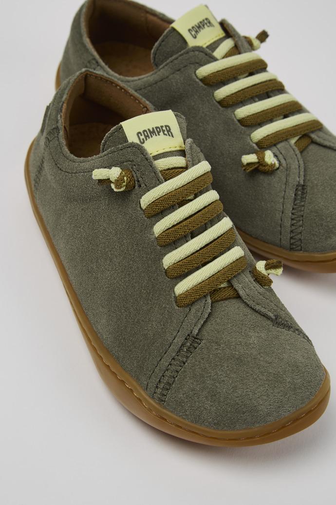 Peu Green Nubuck Kids' Shoe. by CAMPER