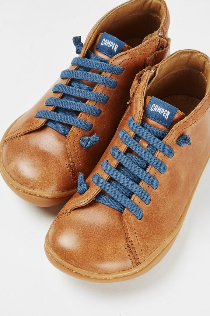 Peu Light brown ankle boots by CAMPER