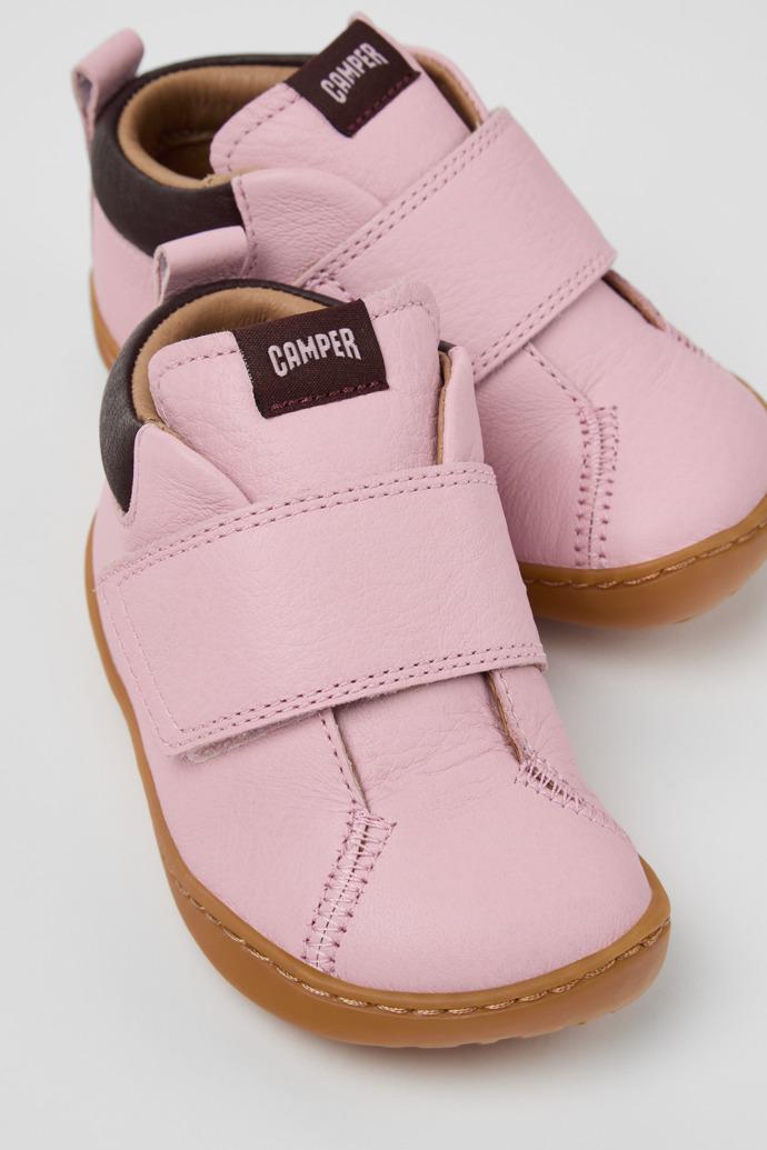 Peu Multicolor Leather Ankle Boots for Kids. by CAMPER
