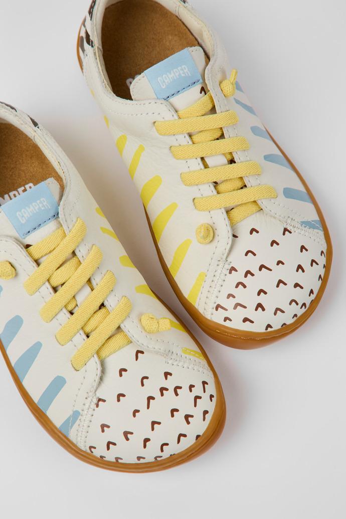 Peu Multicolored leather shoes for kids by CAMPER