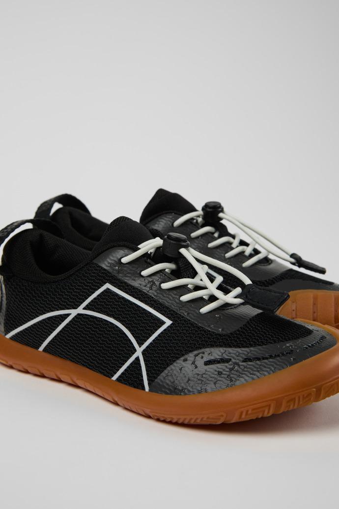 Peu Path Black Textile and Leather Sneakers for kids. by CAMPER