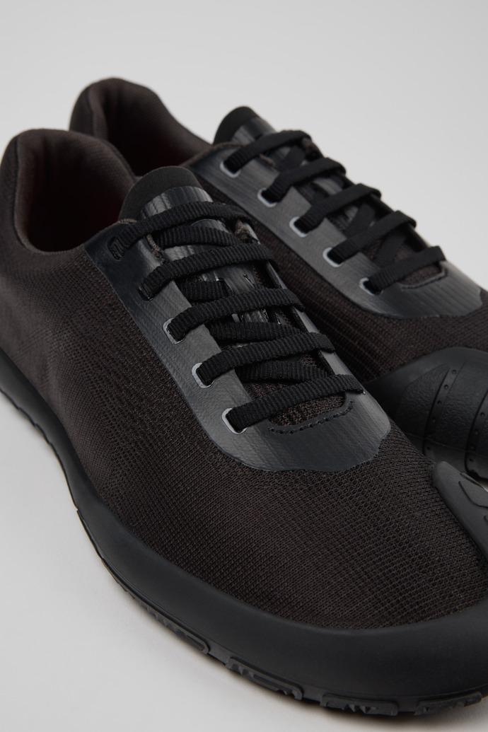 Peu Path+ Black and Gray Recycled Engineered Materials Sneakers for Women. by CAMPER